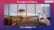 Tour Agency Software