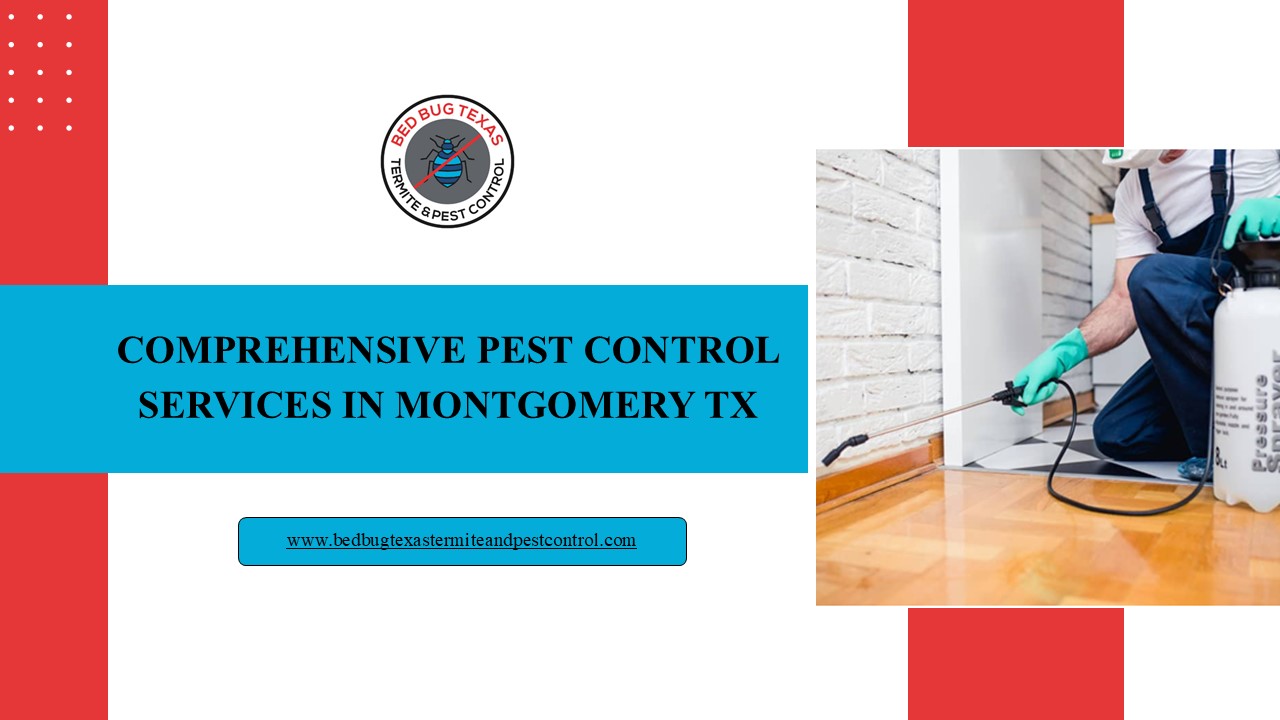 Comprehensive Pest Control Services in Montgomery TX