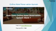 Online Hotel Reservation System