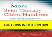 PDF More Brief Therapy Client Handouts