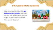 Pet Accessories Australia