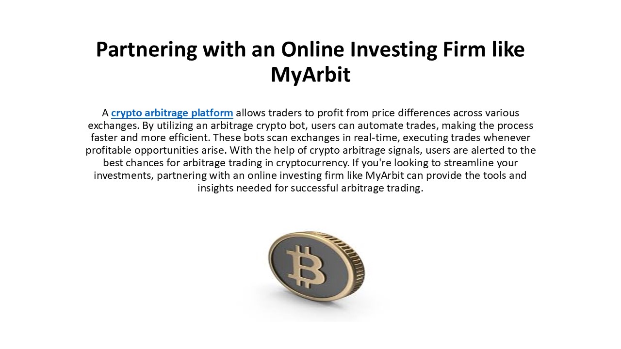 Partnering with an Online Investing Firm like MyArbit