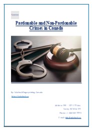 Pardonable and Non-Pardonable Crimes in Canada