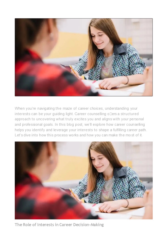 Understanding Your Interests Through Career Counselling (1)