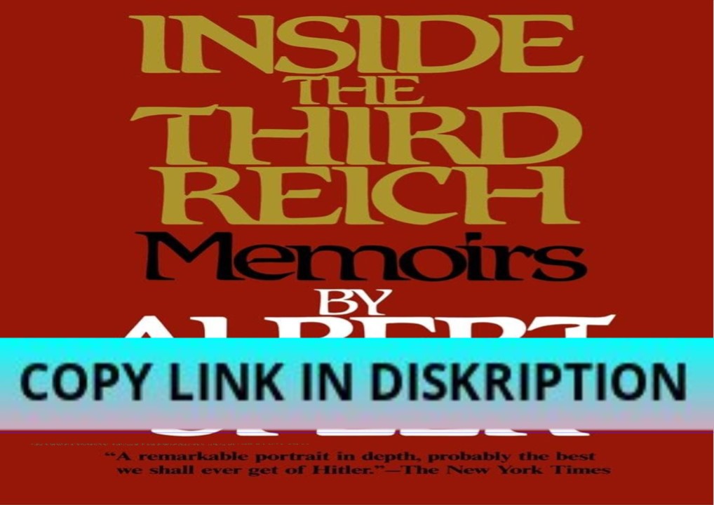 PDF KINDLE DOWNLOAD Inside the Third Reich