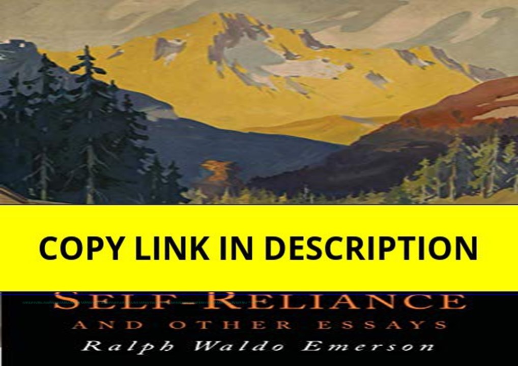 Download⚡️(PDF)❤️ Self-Reliance and Other Essays