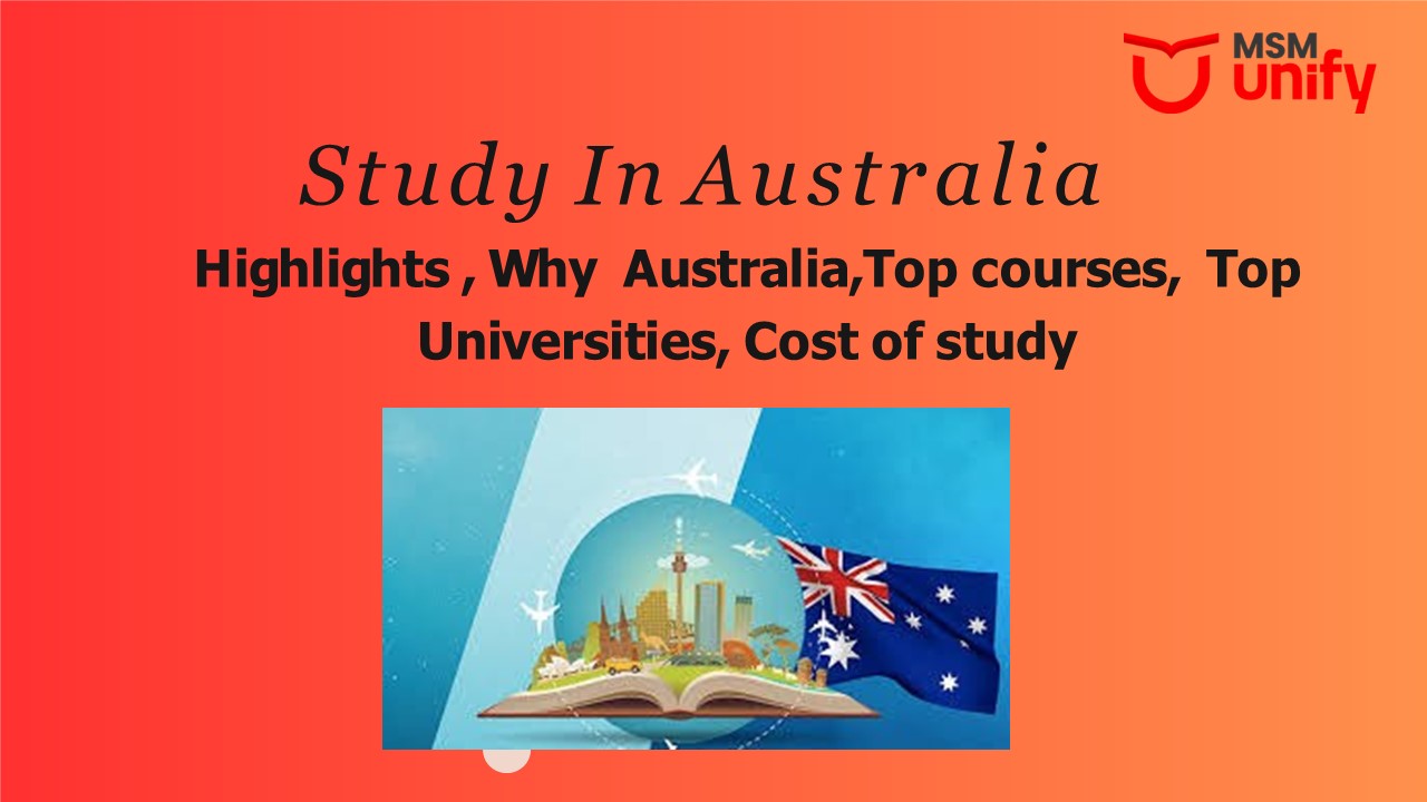 MSM Unify -  Study in Australia
