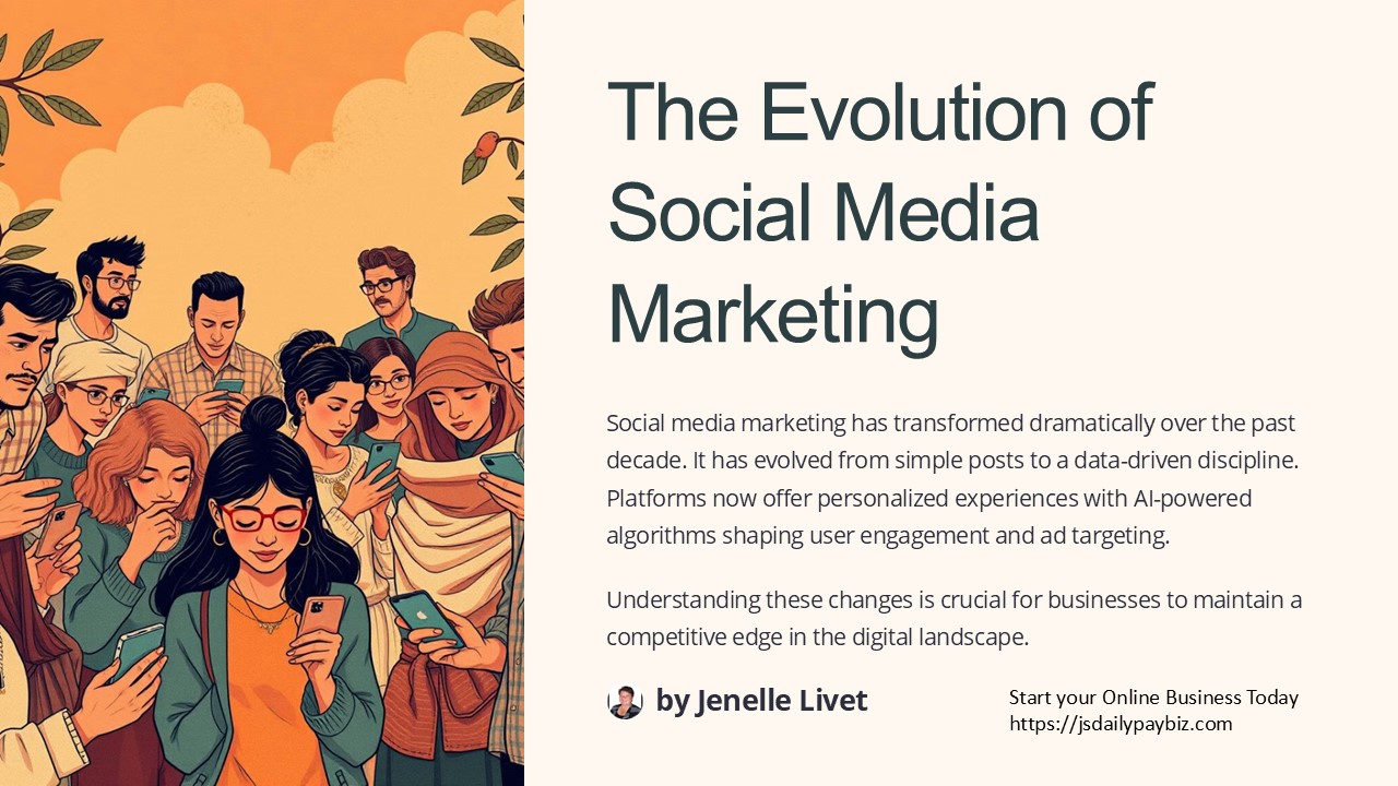 The Evolution of Social Media presentation | free to download