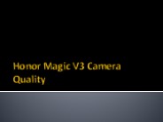 Honor Magic V3 Camera Quality
