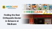 best orthopedic doctor in Balasore