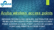 HPE-Aruba Access Points | Dealers/Distributors in India