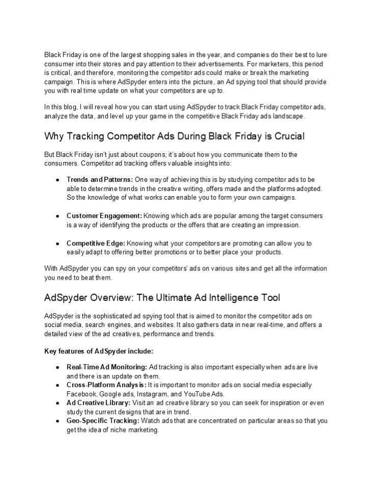 How to Track Black Friday Competitor Ads with AdSpyder (1)