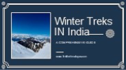 Winter treks in India