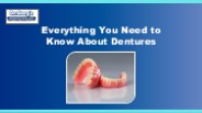 Everything you need to know about Dentures
