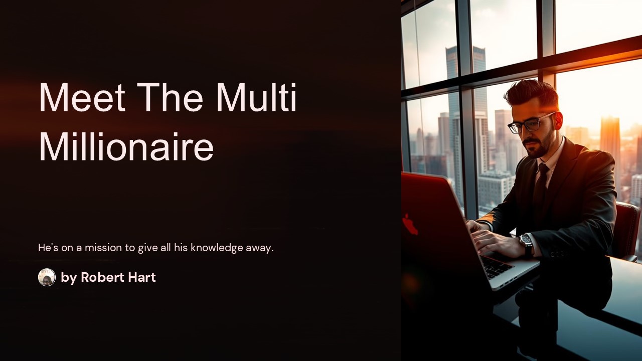 Millionaire Wants To Make You Money