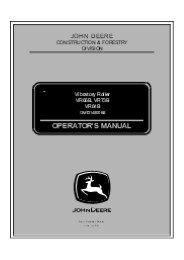 John Deere VR84B Vibratory Roller Operator’s Manual Instant Download (Publication No.OMT214500)