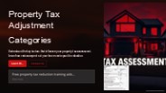 Property Tax Adjustment Categories