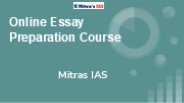 Online Essay Preparation Course - Mitras IAS