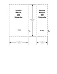 CASE 980 Excavator Service Repair Manual Instant Download