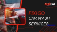 FixiGo Car Wash Services