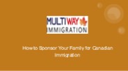Sponsor Family to Canada, A Complete Guide