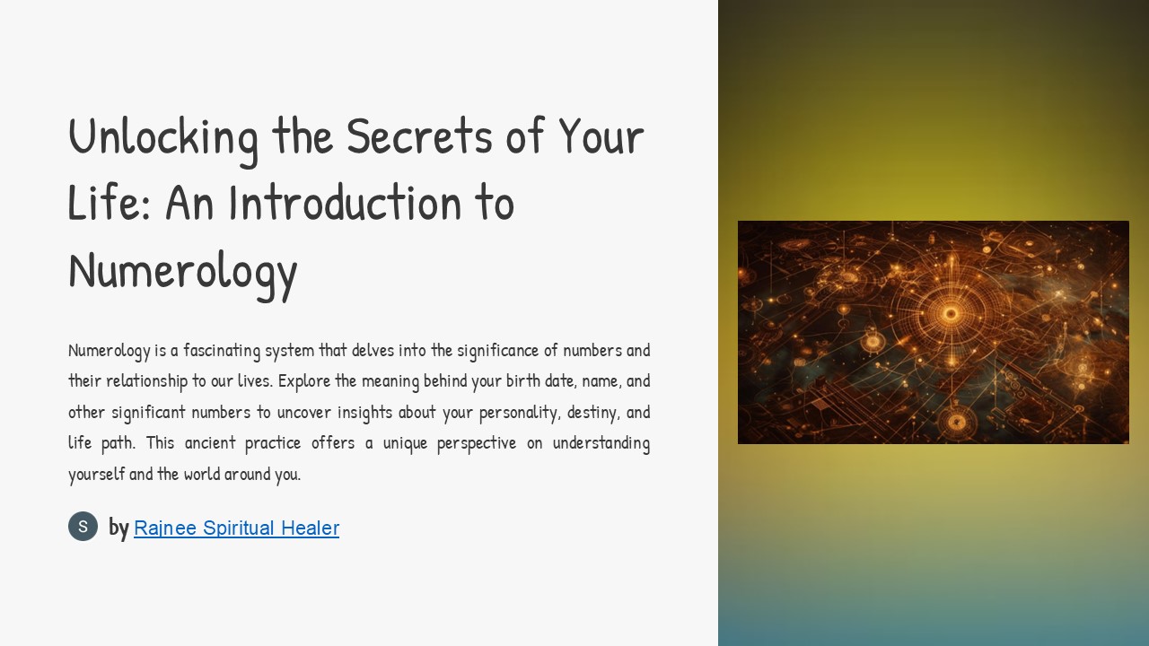 Numerology Expertise: Best Numerologist in India Revealed