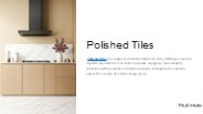 High-Gloss Polished Wood-Look Tiles