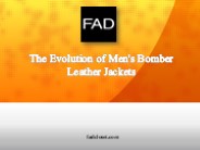 The Evolution of Men's Bomber Leather Jackets