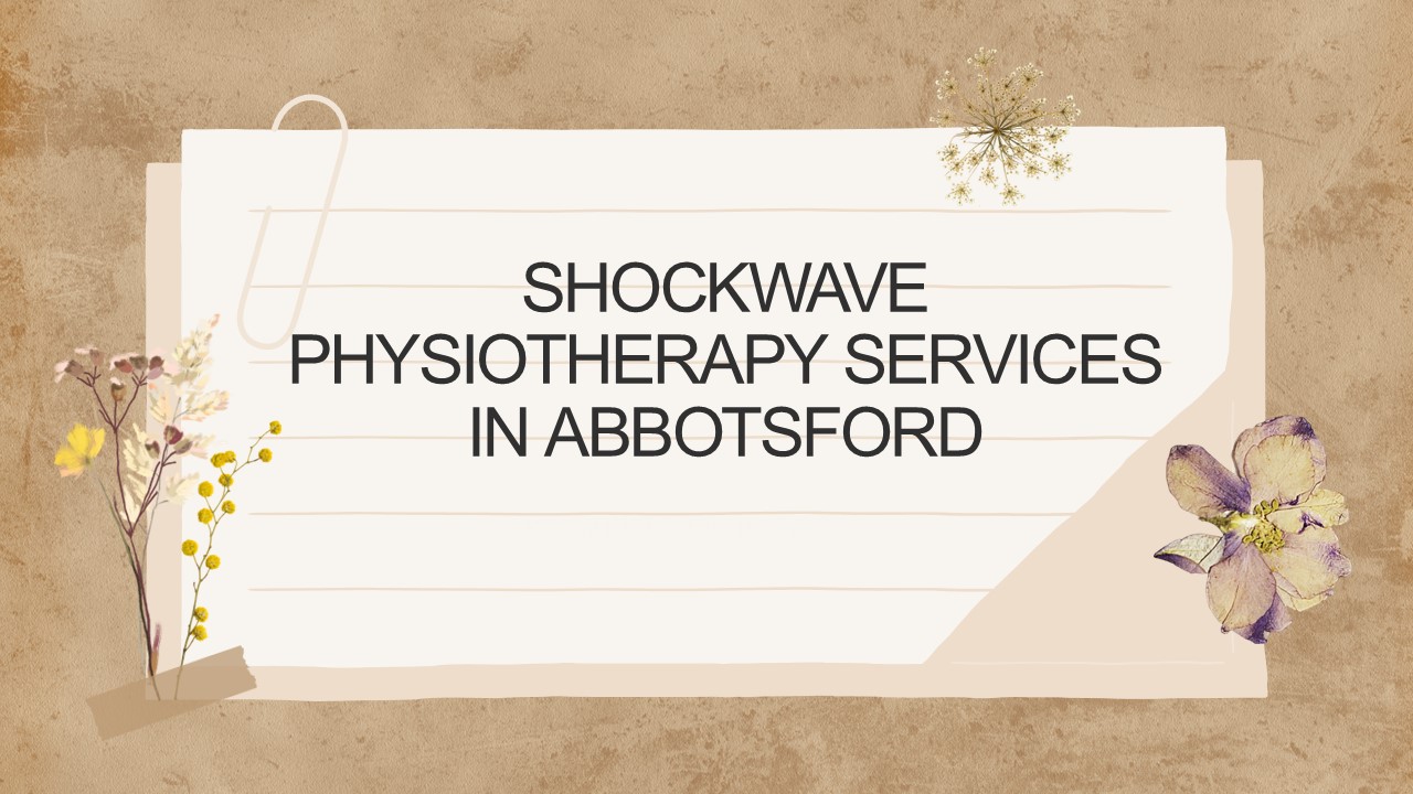Expert Shockwave Physiotherapy Services