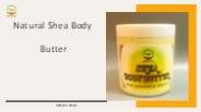 Natural Shea Body Butter