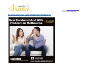 Top Husband And Wife Problem in Melbourne