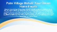 Palm Village Mohali: Your Dream Home Awaits