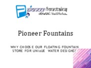 Floating fountain Manufacturer in Delhi