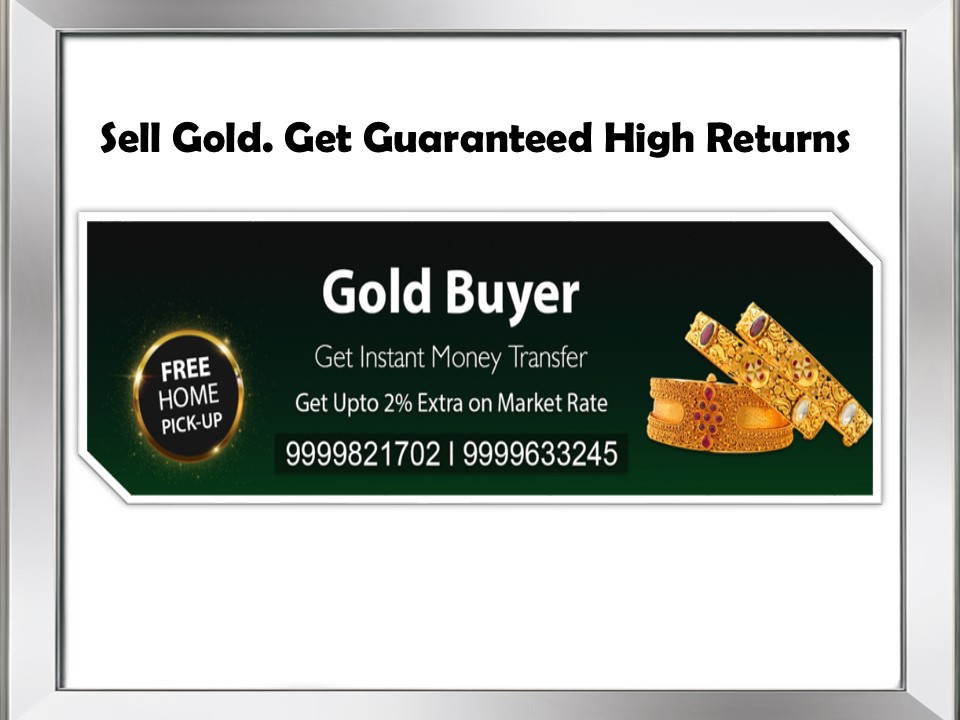Sell Gold Get Guaranteed High Returns