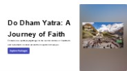 A Divine Journey: Embracing the Do Dham Yatra