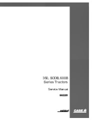 CASE 500B Tractor Service Repair Manual Instant Download