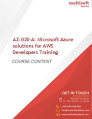 AZ-020-A: Microsoft Azure solutions for AWS developers Training
