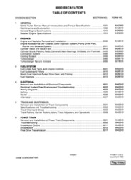 CASE 880D Excavator Service Repair Manual Instant Download