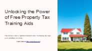 Real Estate Property Tax Assessment Review For Homeowners