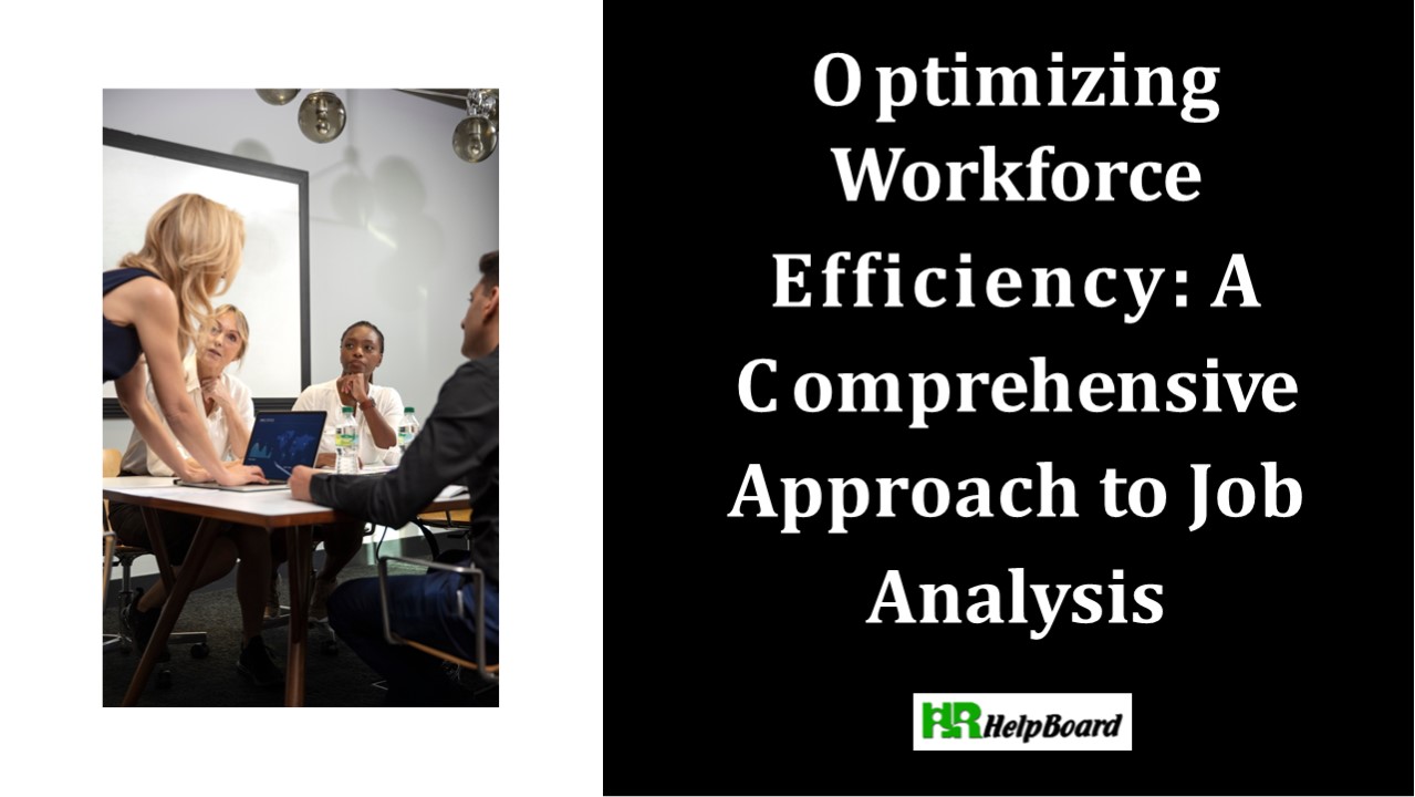 Job Analysis Definition