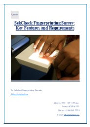 SekCheck Fingerprinting Surrey: Key Features and Requirements
