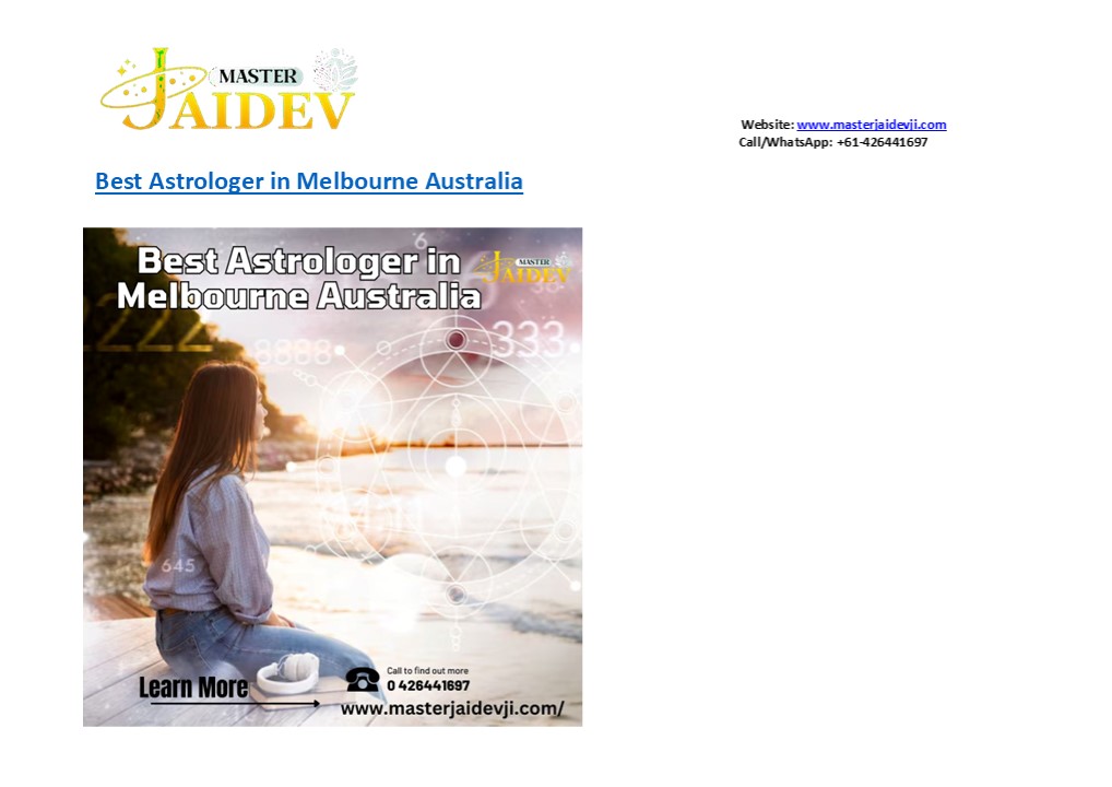 Best Astrologer Nearby Melbourne Australia