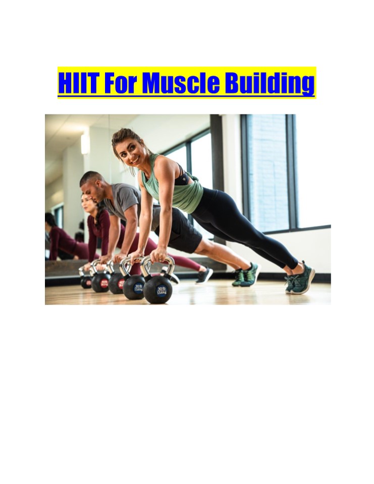HIIT For Muscle Building