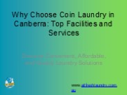 Coin Laundry Canberra