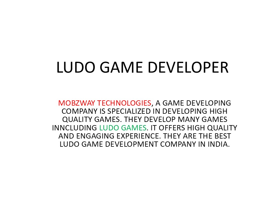 Ludo Game Developing Company