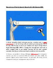 Becoming a Priority Search Result with 360-Degree SEM