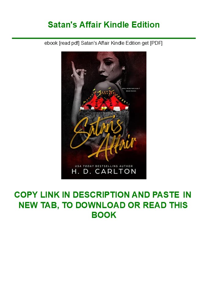 ebook [read pdf] Satan's Affair     Kindle Edition get [PDF]