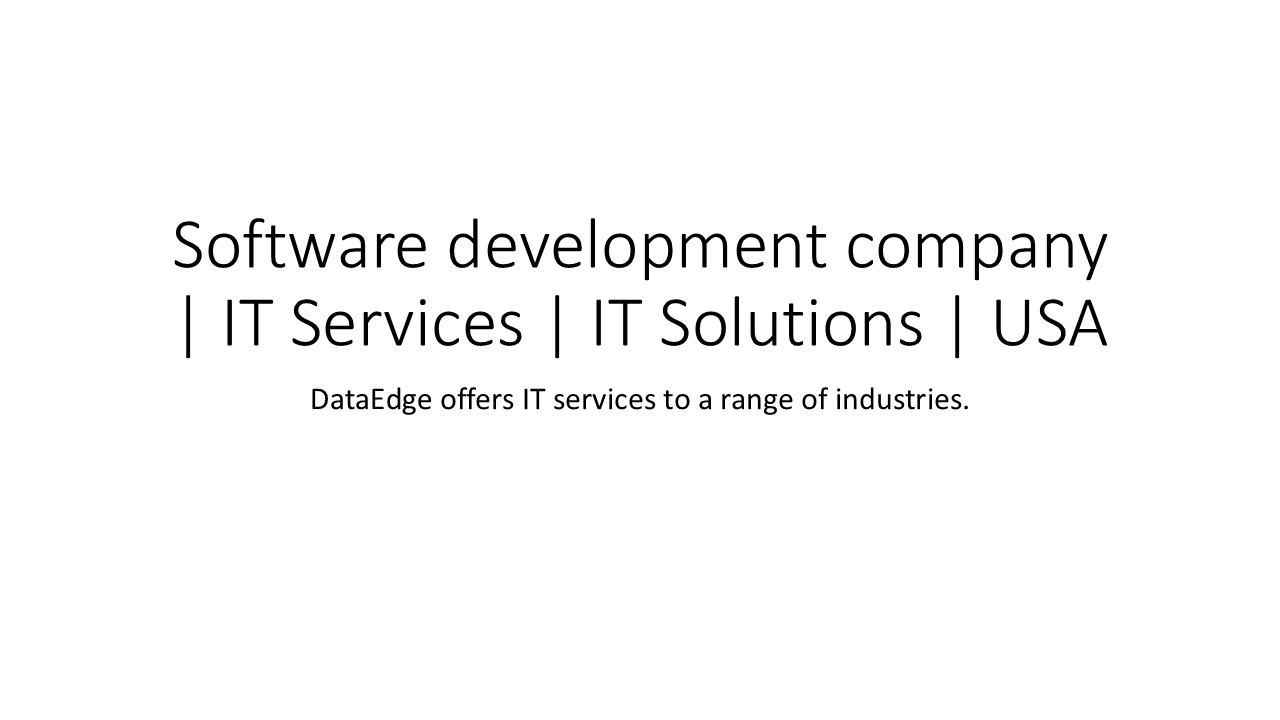 Software development company | IT Services | IT Solutions | USA