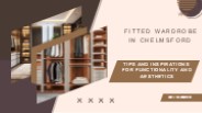 Designing Your Dream Fitted Wardrobe in Chelmsford: Expert Tips & Inspirations