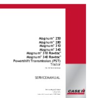 CASE IH Magnum™ 310 Rowtrac™ 696110075 PST TIER 2 Tractor Service Repair Manual Instant Download [ZERF08100 - ]